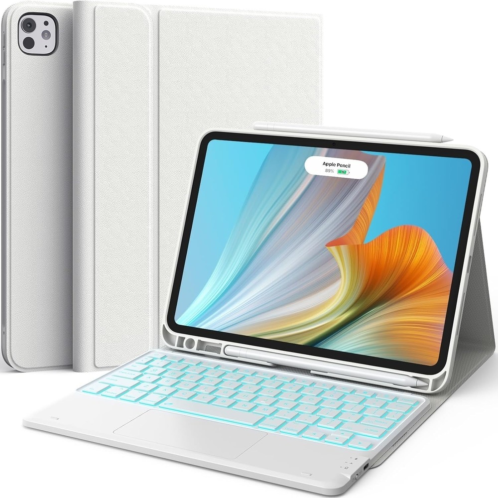 CHESONA iPad Pro 11 M5 M4‎ Keyboard Case Touchpad Backlit Magnetic Detachable